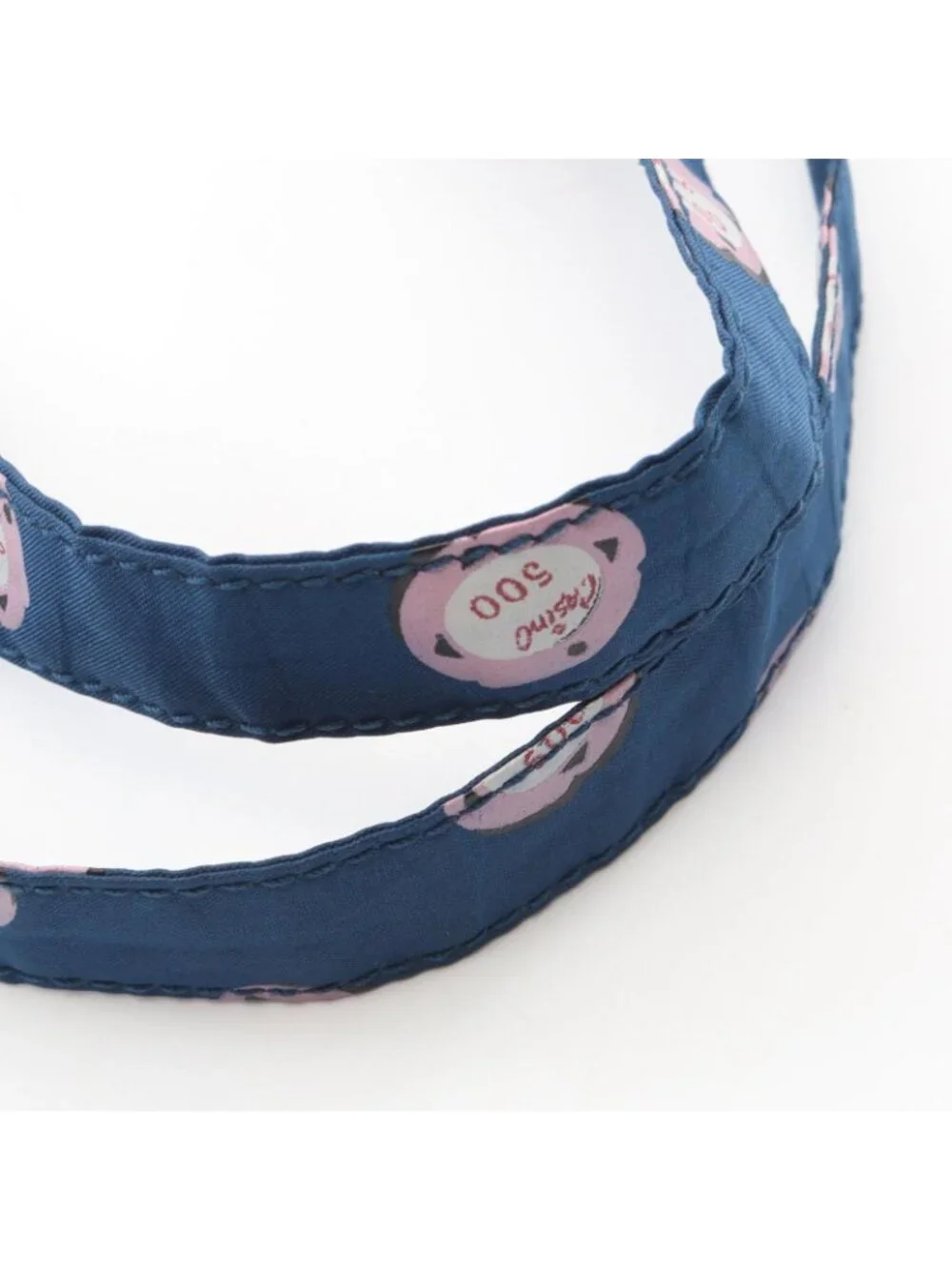 Prada Tote Triangle Logo Blue Pink White Nylon